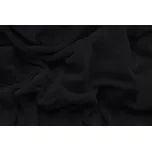PROSTĚRADLO MIKROPLYŠ 160x200cm - ČERNÉ