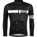 Dres Force SPRAY dlouhý rukáv, černo-bílý XL