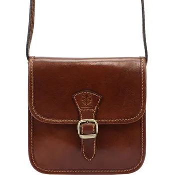 Kabelka Florence Kožená kabelka Florence Ella hnědá