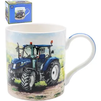 Leonardo, Anglie Leonardo - Porcelánový hrnek modrý TRAKTOR v dárkové krabičce - 380 ml