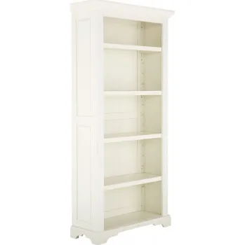 Knihovna Dřevěná knihovna Jodpur bílá