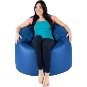 Sedací pytel Sedací vak hruška modrá EMI