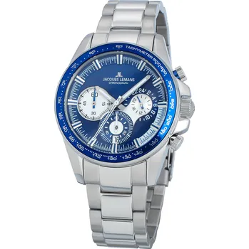 Hodinky Jacques Lemans 1-2127F Liverpool chronograph 40mm 10ATM