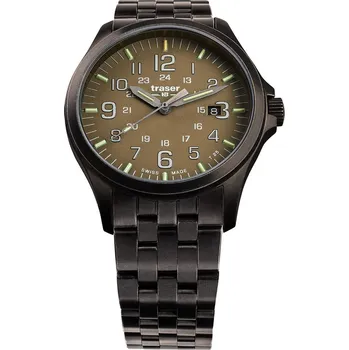 Hodinky Traser H3 108738 P67 Officer GunMetal Khaki Men's 42mm 10ATM