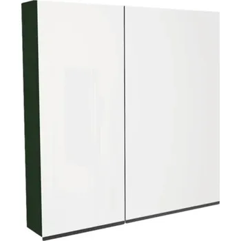 Koupelnový nábytek Zrcadlová skříňka bez osvětlení Devo Viva 2.0 pravá 85 x 15 x 85 cm conifer green