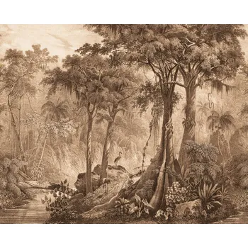 Fototapeta Vliesová fototapeta na zeď Rasch 543766, Magic Walls, 3,71 x 3 m, rytina pralesu