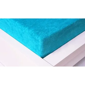 Prostěradlo Froté prostěradlo Exclusive dvoulůžko - tyrkysové 200x220 cm