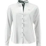 Gipfelstürmer - halenka dámská bílá se zeleným límečkem (3334) 36