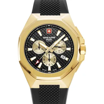 Hodinky Swiss Alpine Military 7005.9817 Typhoon Chronograph Mens Watch 42mm 10ATM