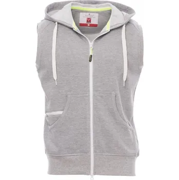 Pánská mikina Pánská mikina bez rukávů BOXER+, Payper Barva: ŠEDÁ MELANŽOVÁ, Velikost: S