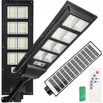 Venkovní osvětlení SOLÁRNÍ LAMPA 800W SE SENZOREM POHYBU A SOUMRAKU + DÁLKOVÉ OVLÁDÁNÍ