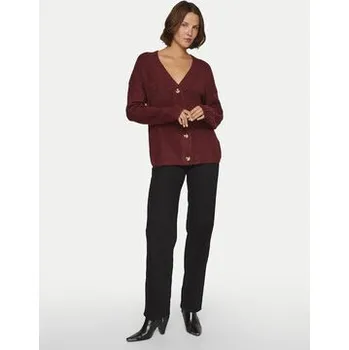 Dámský svetr Vila Kardigan 14101549 Červená Regular Fit M