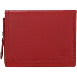 Dámská červená kožená peněženka Double-D 02C414 | Cooltovka.cz
