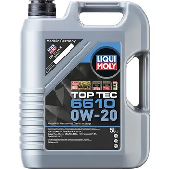 Motorový olej LIQUI MOLY Top Tec 6610 0W-20, syntetický motorový olej 5 l
