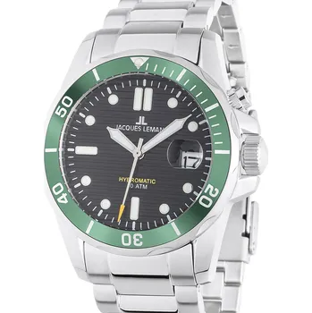 Hodinky Jacques Lemans 1-2170K Hybromatic Diver Mens Watch 41mm 20ATM
