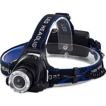 Svítilna AKU čelovka Bailong BL-6699, led typu CREE XML + dobíjecí set