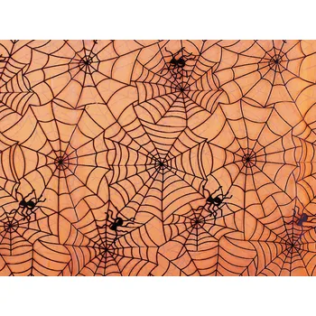 Organza pavučina, barva 2 oranžová