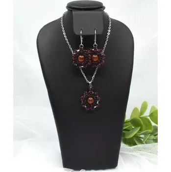 Souprava šperků Mijabijoux Souprava z karneolu MB00372