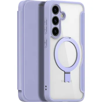 Pouzdro na mobilní telefon DUX DUCIS Skin X Pro flipové kožené pouzdro pro Samsung Galaxy S24+ Fialová