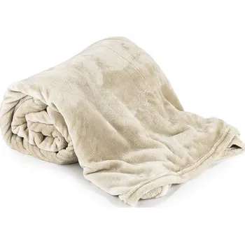 deka DEKA MIKROFLANEL 200x220 cm - BÉŽOVÁ