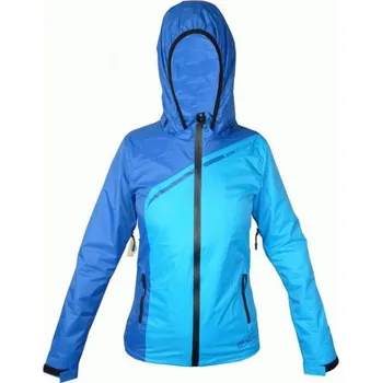 cyklistický dres Bunda dámská HAVEN Rainbrain WMS modrá XS