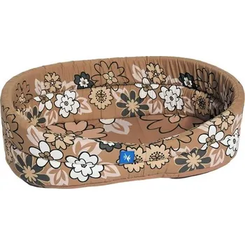 Pelíšek pro psa PROFIZOO Pelech standard 100 hnědá kytka (bav)