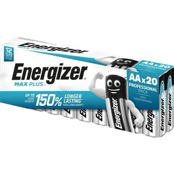 Článková baterie Jednorázová baterie Energizer MAX Plus Professional AA 20pack