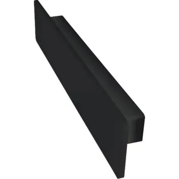 Vodovodní baterie Panel pro podomítkovou baterii s poličkou Devo Lotos černá 1000x200x176 mm