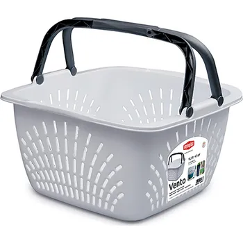 Nákupní košík Vento Košík se 2 držadly 40 x 40 x 23 cm mix barev