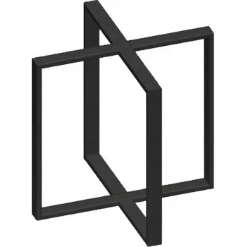 Stolová podnož VOGA stolová podnož CAGE - Barva: černá