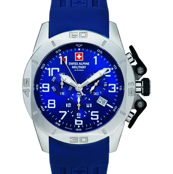 Hodinky Swiss Alpine Military 7063.9835 Chronograph Mens Watch 45mm 10ATM