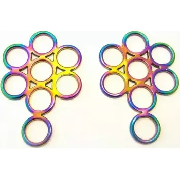 Udidlo pro koně Hackamore Flower Rainbow duhové