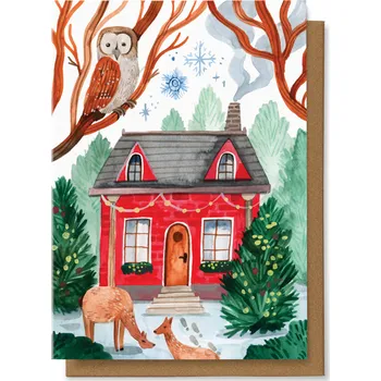 Chaukiss Vánoční chaloupka se sovou