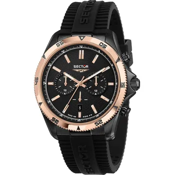 Hodinky Sector R3271631004 Mens Watch Chronograph 45mm 10ATM