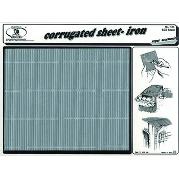 Plastikový model Royal Model 1/35 Corrugated Iron-sheet