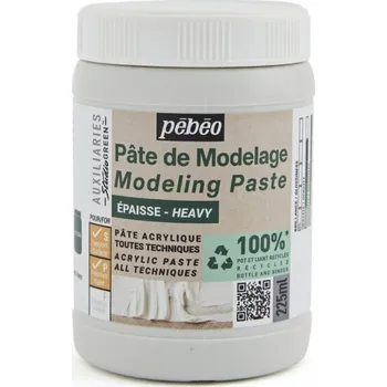 Speciální výtvarná barva Modelovací pasta Pébeo Origin Heavy (těžká), 225 ml