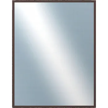 Zrcadlo DANTIK - Zrcadlo v rámu 70x90 | KASETTE hnědá