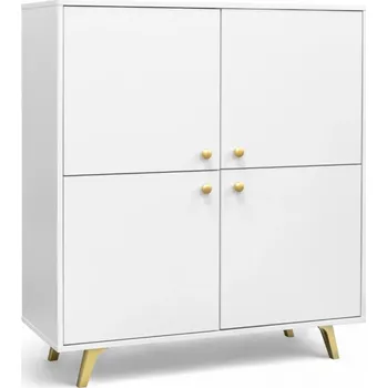 Komoda ArtStol Komoda SIENA 4D | bílá