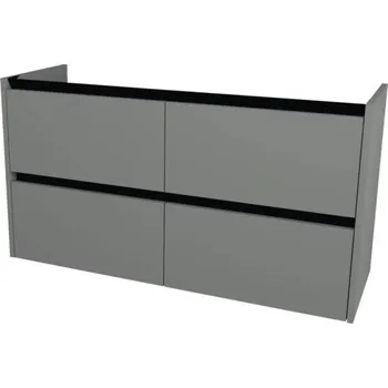 Koupelnový nábytek Koupelnová skříňka pod umyvadlo Devo Etna 2.0 šedá 118 x 64 x 40 cm ET2-SU4S118-P75