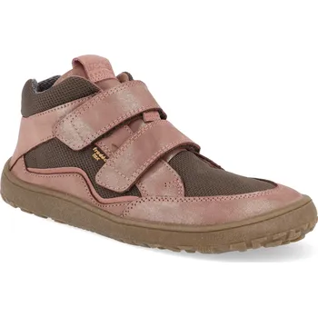 Dětská sportovní obuv Barefoot kotníkové boty Froddo - Autumn Tex Pink/gold růžové Velikost: 40
