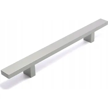 Nábytkové kování Nábytková úchytka klasická šedá eloxovaný hliník 21 x 2 x 2,9 cm