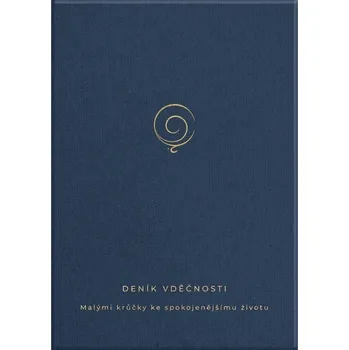 Osobní rozvoj Deník vděčnosti: Malými krůčky ke spokojenějšímu životu - GoodWays (2024, pevná, modrý)