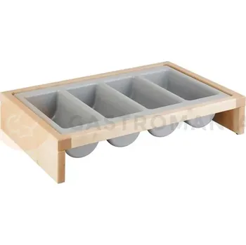 Příbor Příborník dřevěnný 57,5x37x12 cm | APS, Bridge