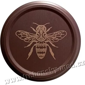 Víčko na zavařovací sklenici Víčko TO 66 bronzová včela RTS R47