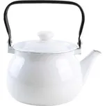 TORO Smaltovaná konvice 2,5l bílá