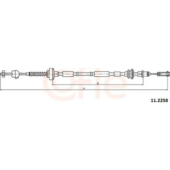 Spojkové lanko Tazne lanko, ovladani spojky, , B000651580, COFLE, 11.2258