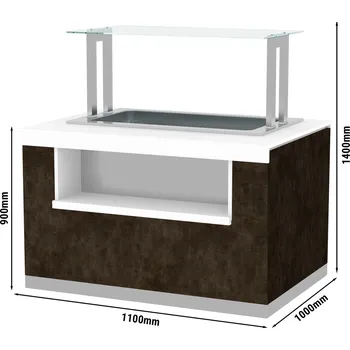 Vinotéka G.Gastro Bainmarie - 1,1 x 1,0 m - 40L