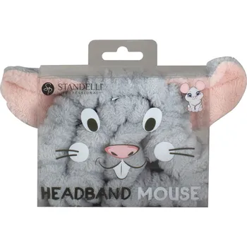 Ozdoba do vlasů Standelli Professional Kosmetická čelenka Myška 21x6 cm