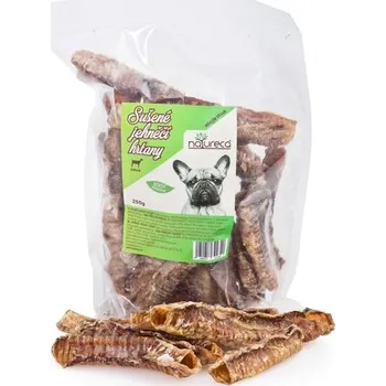 Pamlsek pro psa NATURECA pochoutka Jehněčí hrtany sušené 250g
