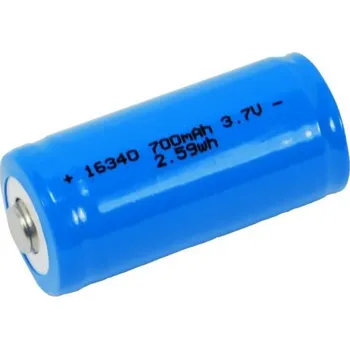 Elektronika Li-ion 16340 700mAh 3,6 V